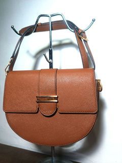 Lovcat Paris Leather Saddle Bag - Nude Brown 🤎