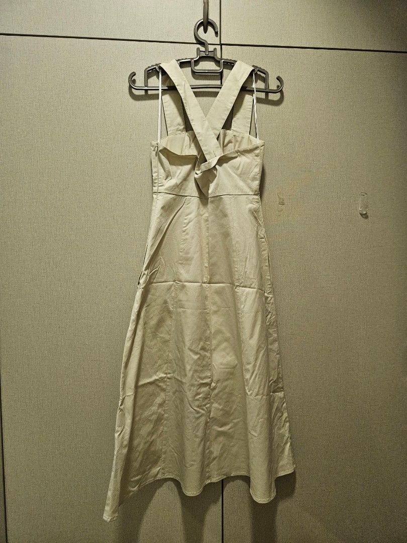Empire cross clearance back dress