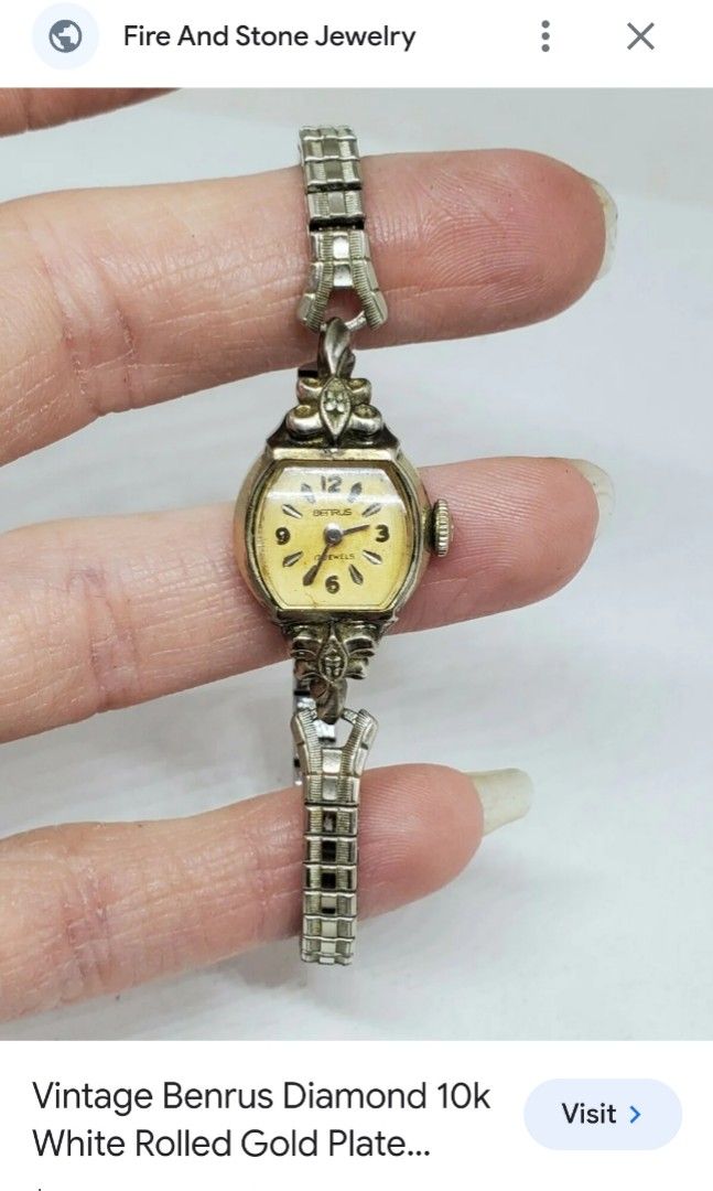 Vintage benrus on sale women's watch