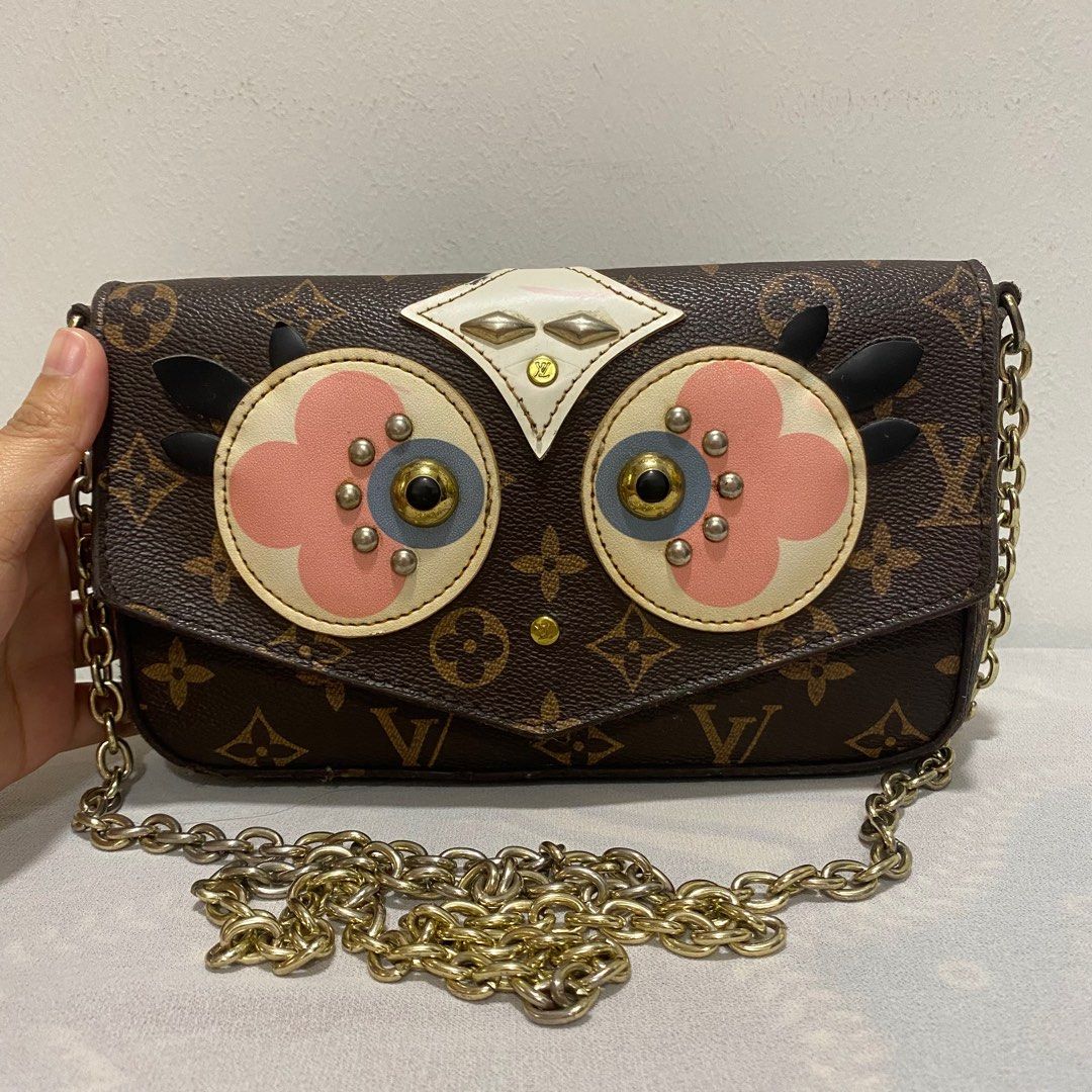 LV POCHETTE OWL LIMITED EDITION, Luxury, Bags & Wallets on Carousell