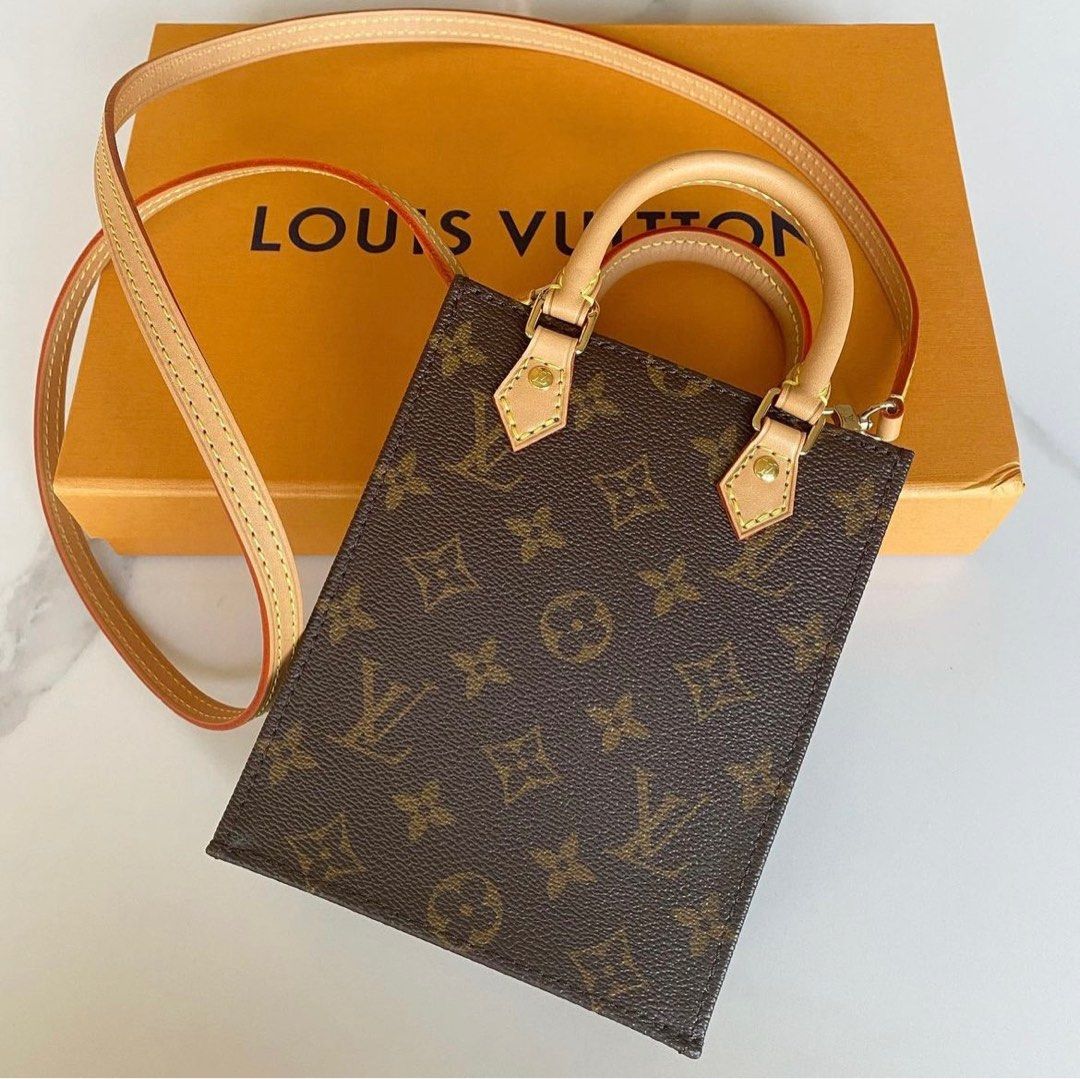 LV Louis Vuitton Petit Sac Plat Authentic, Luxury, Bags & Wallets on  Carousell