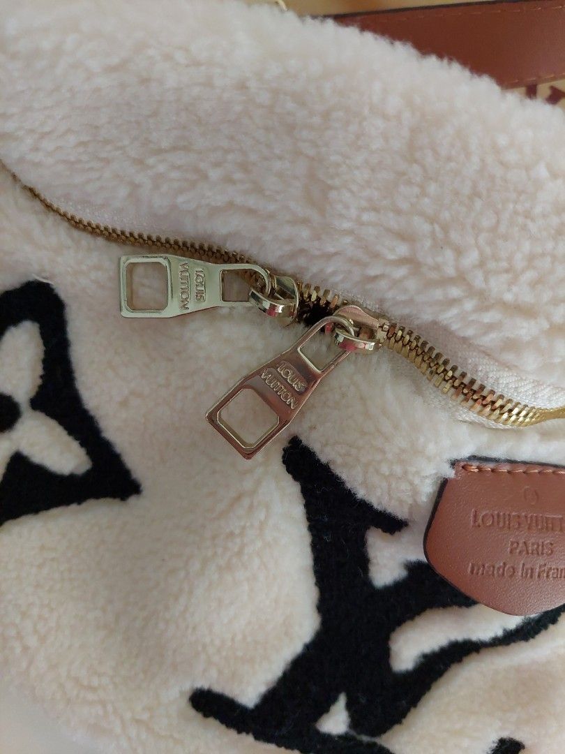 Lv shearling hotsell bum bag