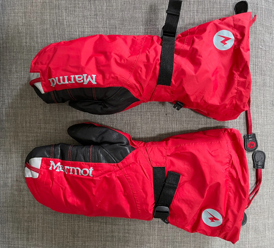 Marmot 8000M Gore tex mittens with removable liner Size M