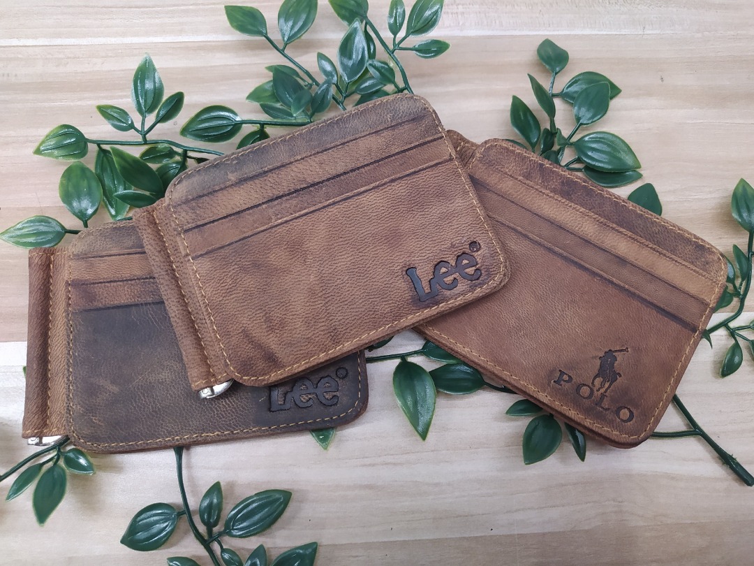 Mens leather money pouch shop