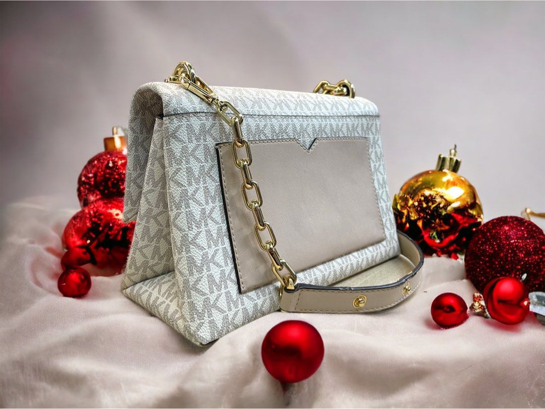 Michael kors white monogram store bag