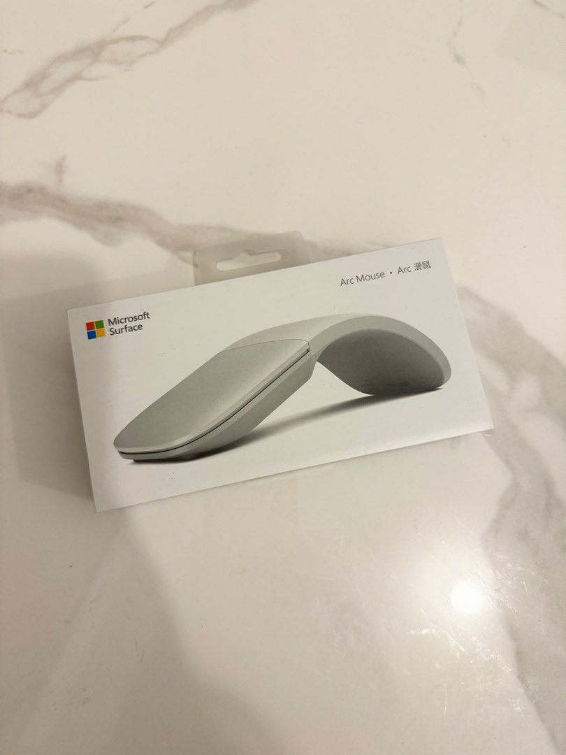 Microsoft Arc Mouse (Light Grey/淺灰) (Brand New/全新), 電腦＆科技