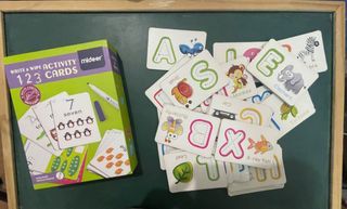 MIDEER FLASH CARD/tracing letters and numbers