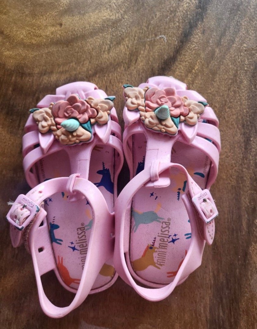 Mini melissa unicorn sale sandals