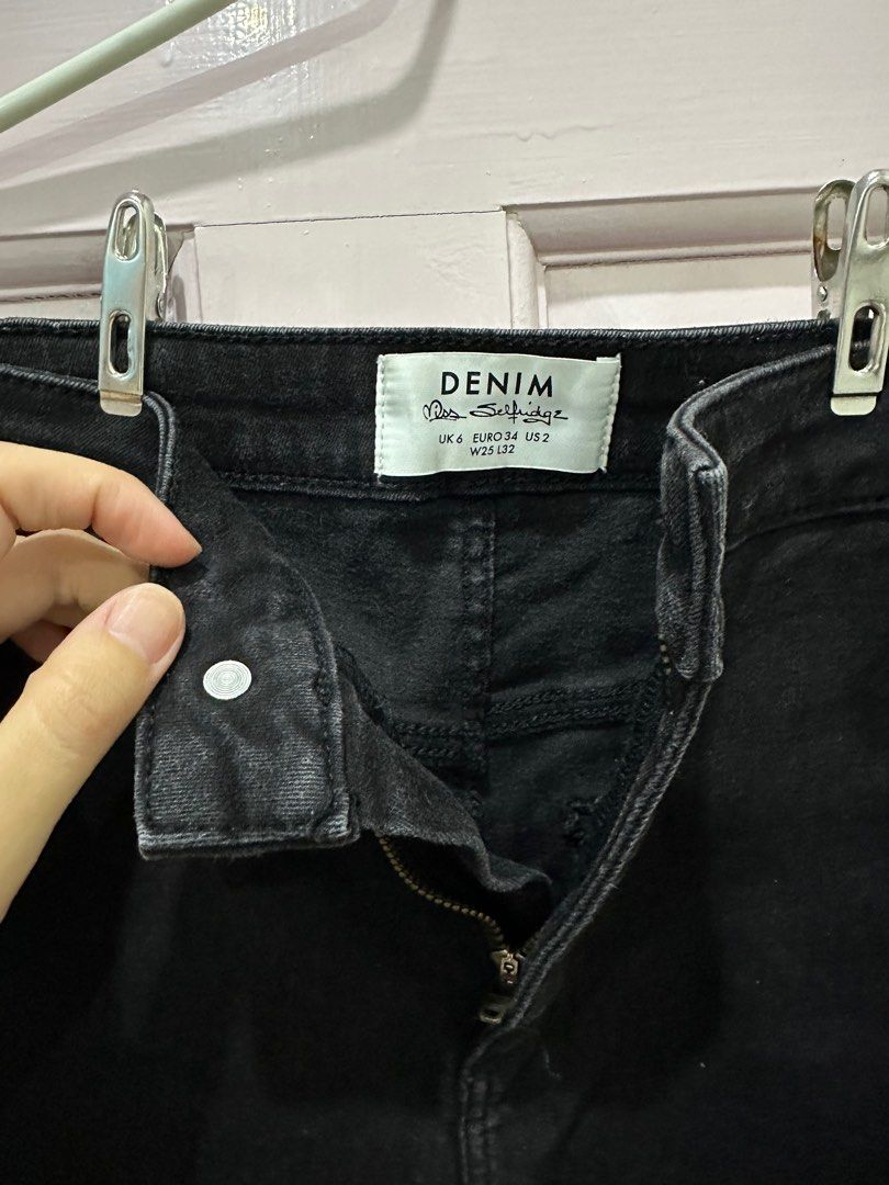 Miss selfridge petite skinny top jeans