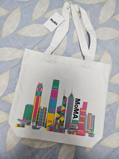 HK Skyline Canvas Totebag