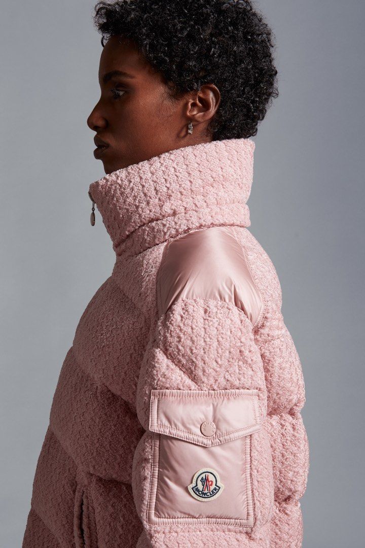 Moncler pink glitter jacket 2025