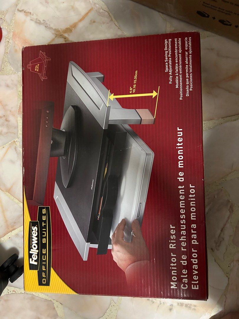 Monitor Riser (Category: Other Accessories) located in Singapore. Submitted by vespertine2121 (Listing ID 1264383298, Image 3). Description: Moving out of the country sale. Kept on top of the closet only, used maybe 3-4 times. .