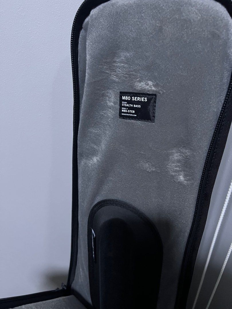 MONO Stealth Bass Guitar Case, Black, Hobbies & Toys, Music & Media