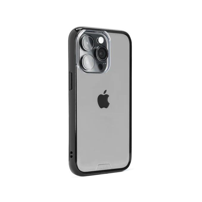 Mous iPhone 14 Pro case in Clarity (Category: Cases & Sleeves) located in Quezon City. Submitted by shelves.cb (Listing ID 1264385811, Image 1). Description: -For iPhone 14 Pro -Works with Qi wireless charging -Black T.P.U. frame -Unused, still has the box.