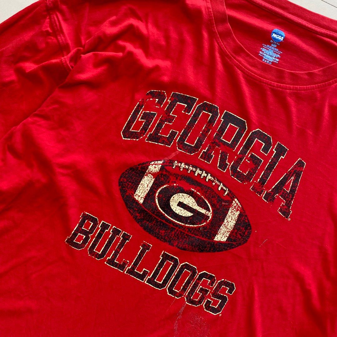 NCAA Georgia Bulldogs Layered Shirt, Men's Fashion, Tops & Sets
