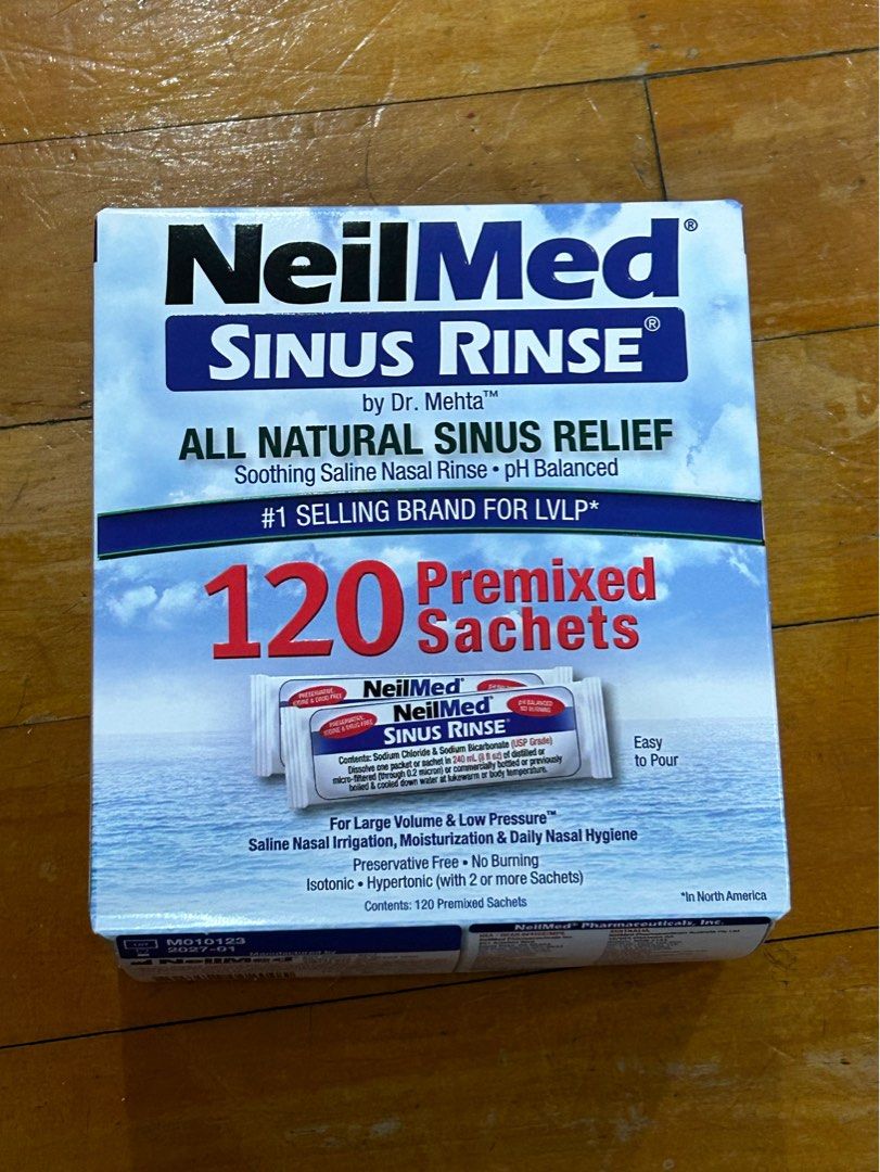 NeilMed Sinus Rinse Refill Sachets, Health & Nutrition, Medical Supplies &  Tools on Carousell