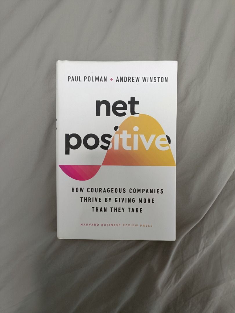 Net Positive by Paul Polman Hardcover Book, Hobbies & Toys, Books