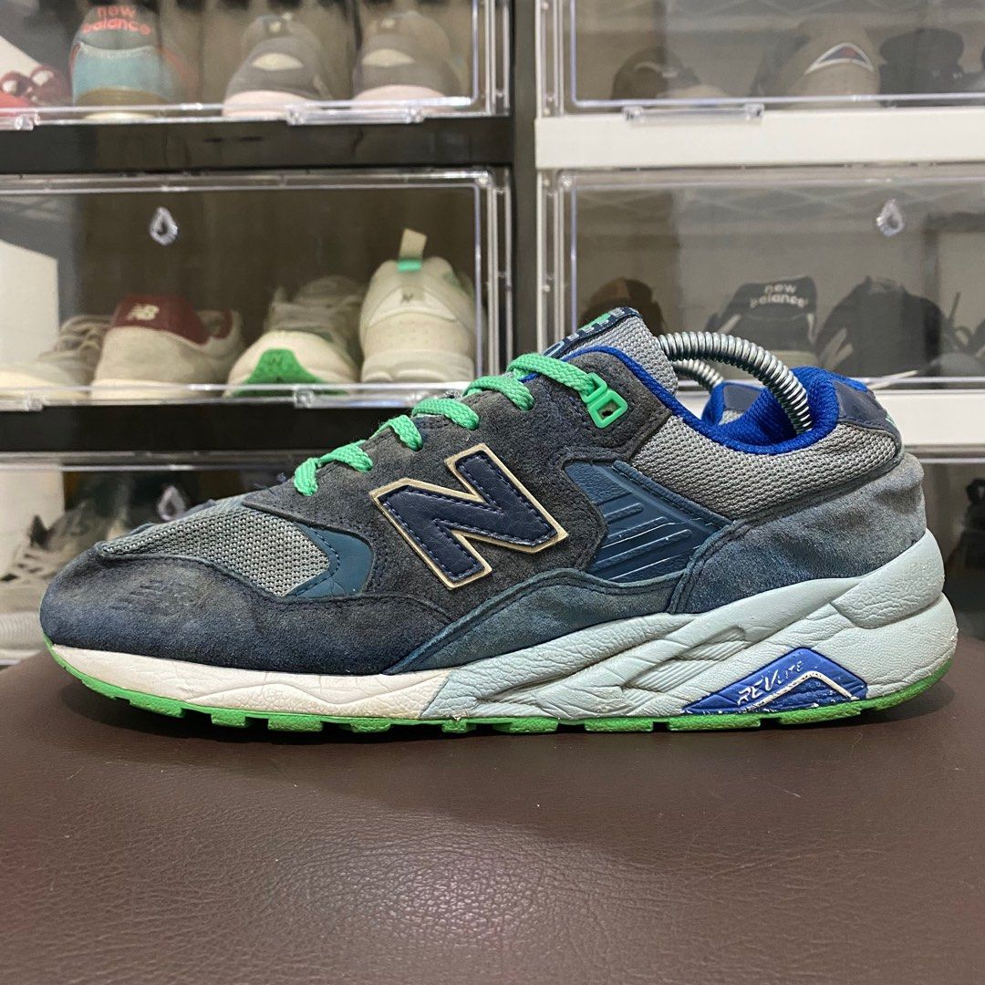 New balance 580 RevLite Blue, Fesyen Pria, Sepatu Sneakers di