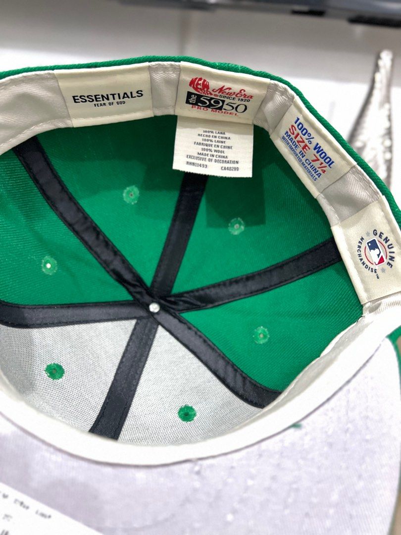 New era FOG Fear of God Essentials 59fifty fitted cap, Men's Fashion ...