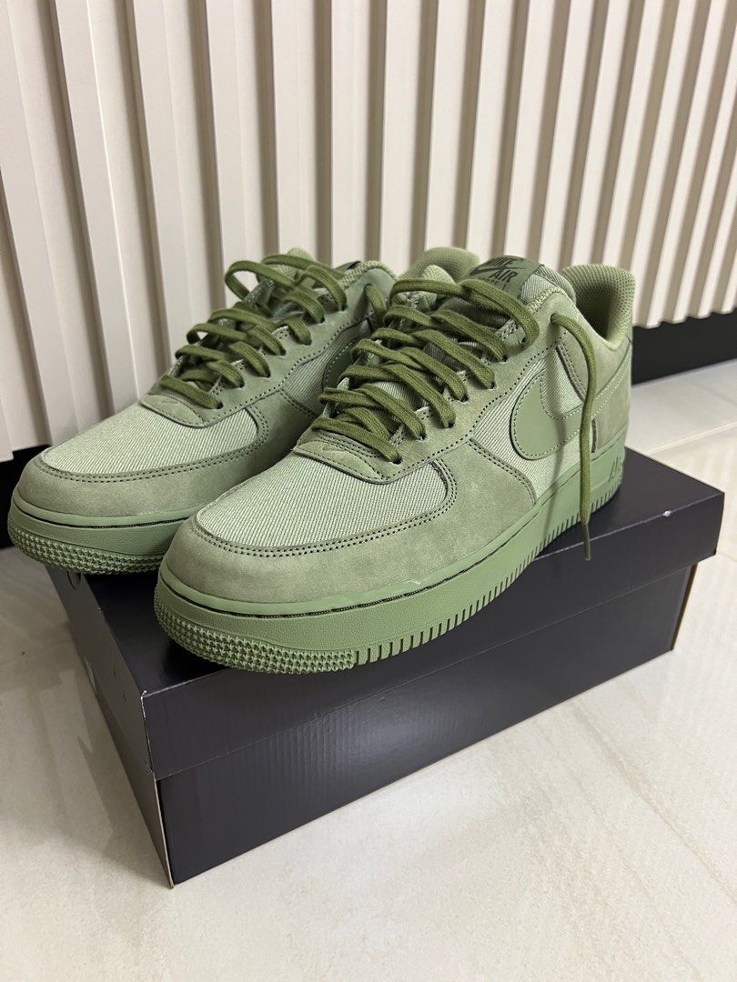 Nike air force 1 khaki green on sale