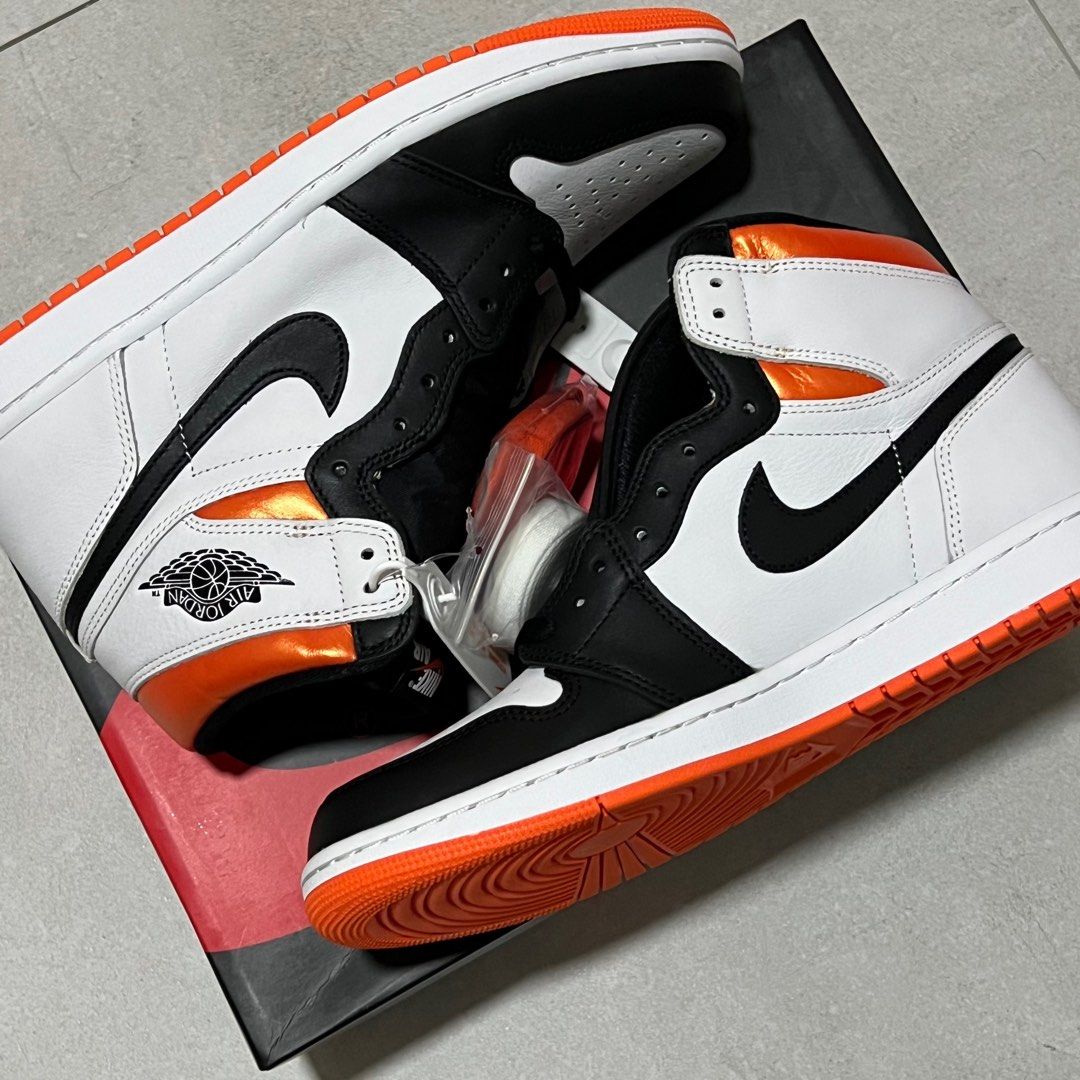 Nike Air Jordan 1 High Electro Orange Men s Fashion Footwear