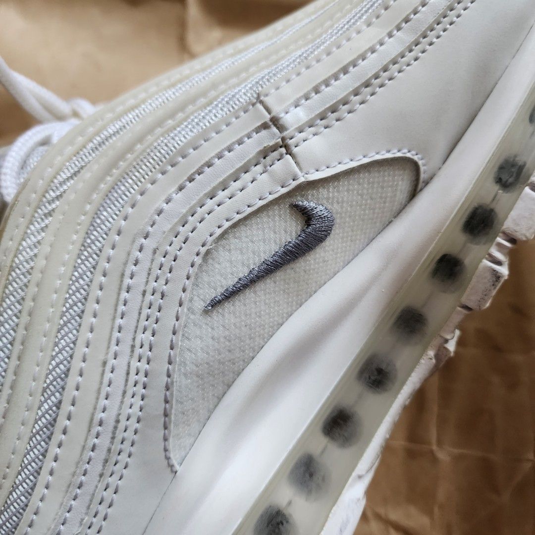 Air max 97 new arrivals triple white footlocker