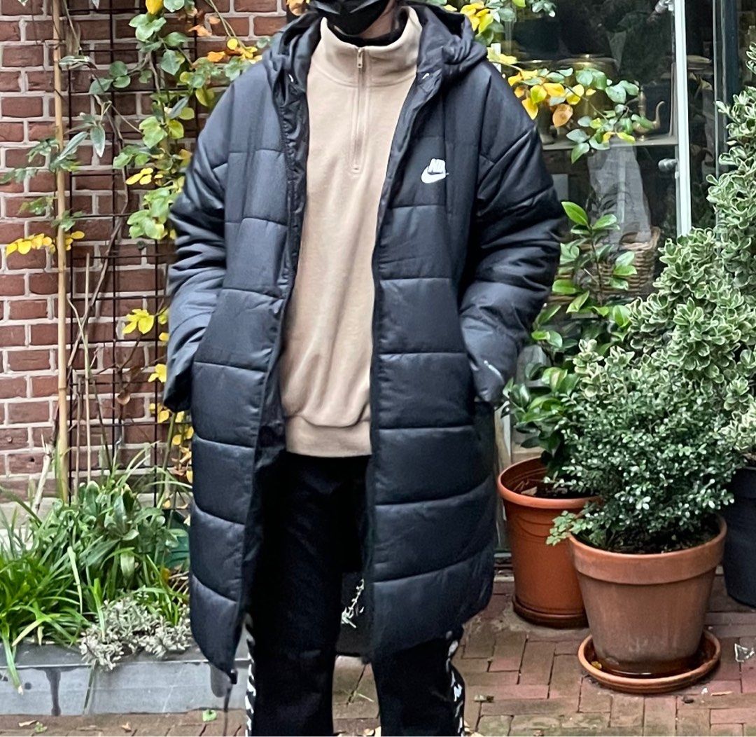 Nike long hotsell padded coat