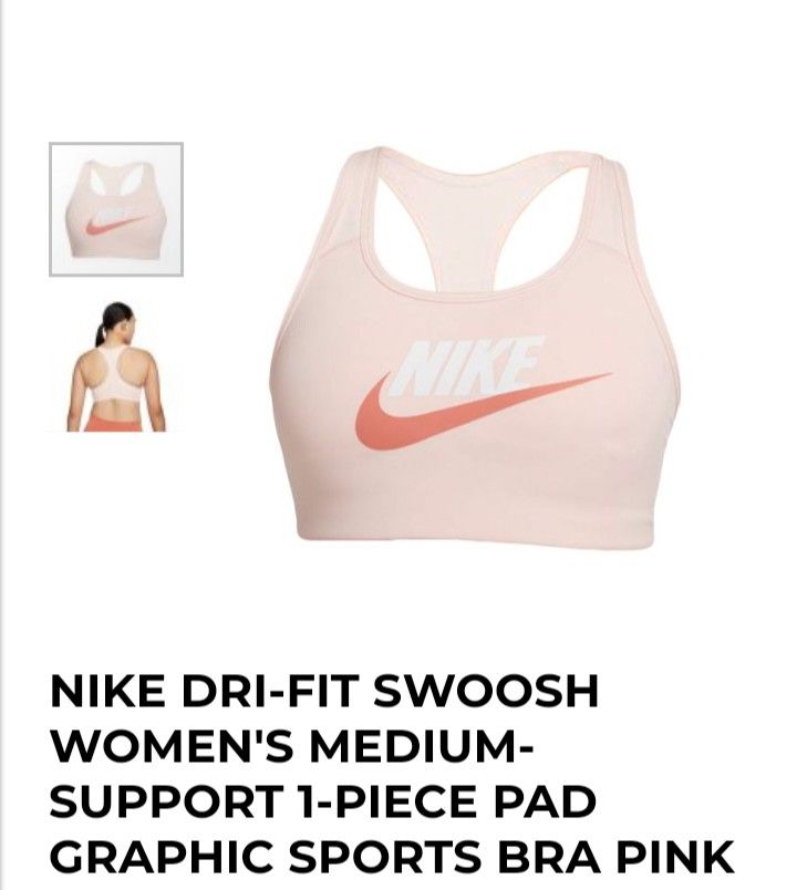Nike Sport Bra, Women's Fashion, Activewear on Carousell