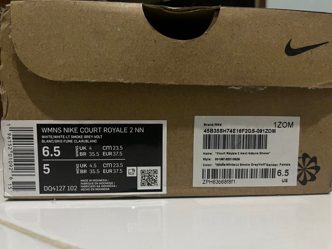 Nike Womens Court Royale Women s Fashion Footwear Sneakers on Carousell