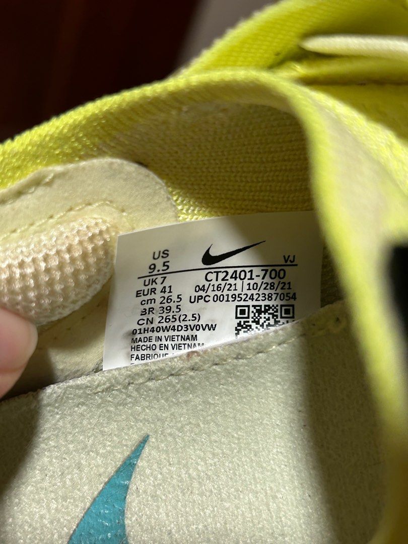 NIKE ZOOM FLY 4 Women s shoes EU 41 UK 7 neon yellow turquoise