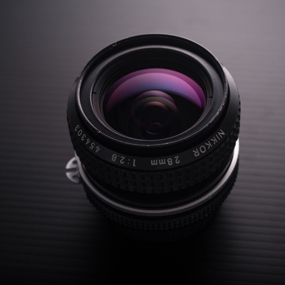 Nikon Ai 28mm f2.8 Lens, 攝影器材, 鏡頭及裝備- Carousell