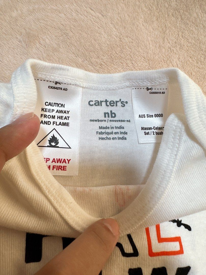 Carters top halloween leggings