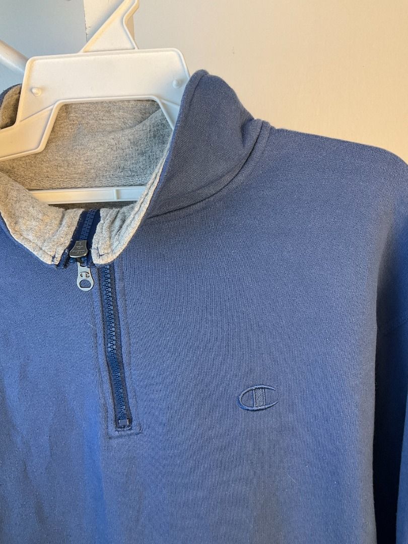 P24 L28 CHAMPION Sweatshirt Half Zipper KY00040 Men s Fashion