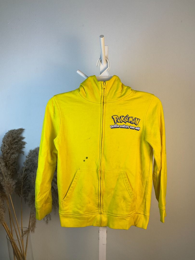 P 17 L 21 POKEMON PIKACHU Kids Hoodie Zipper KY0027 Babies
