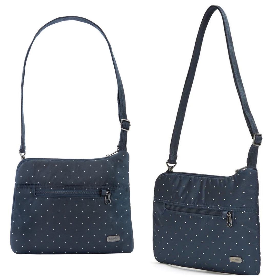Pacsafe Daysafe Slim Crossbody AntiTheft Shoulder Sling Bag navy