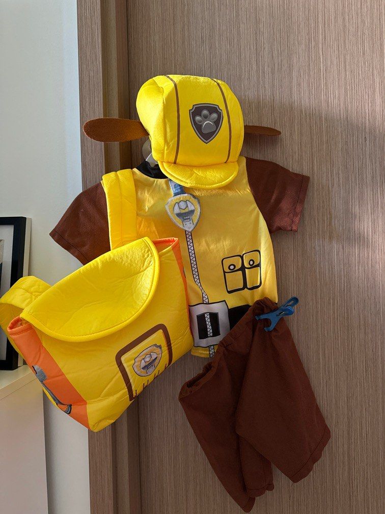 Rubble Good Paw Patrol Costumes for Boys 4-6 Years