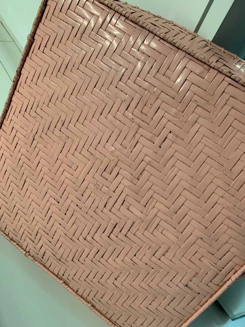 Wicker Furniture Care, Maintenance and Cleaning - Polishing Wicker Basket Furniture In Living Room With Wax