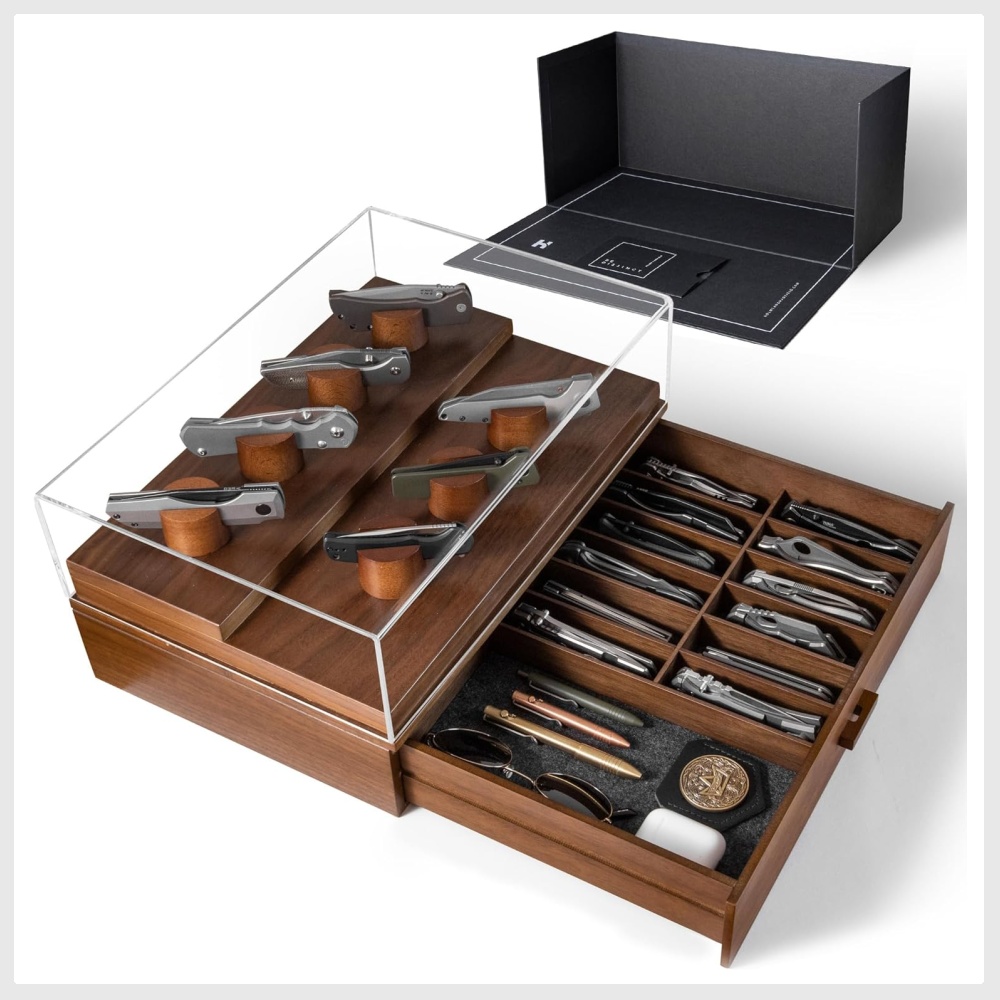 Watch and knife display case sale