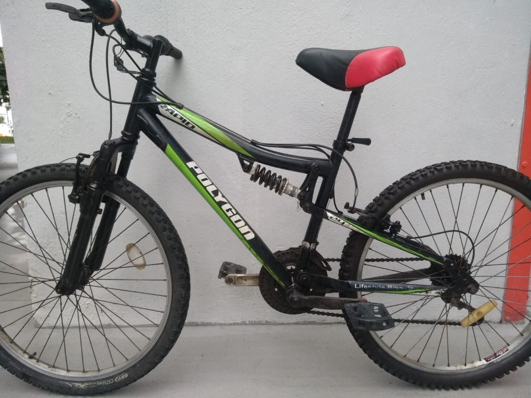 Sepeda polygon sales dual suspension