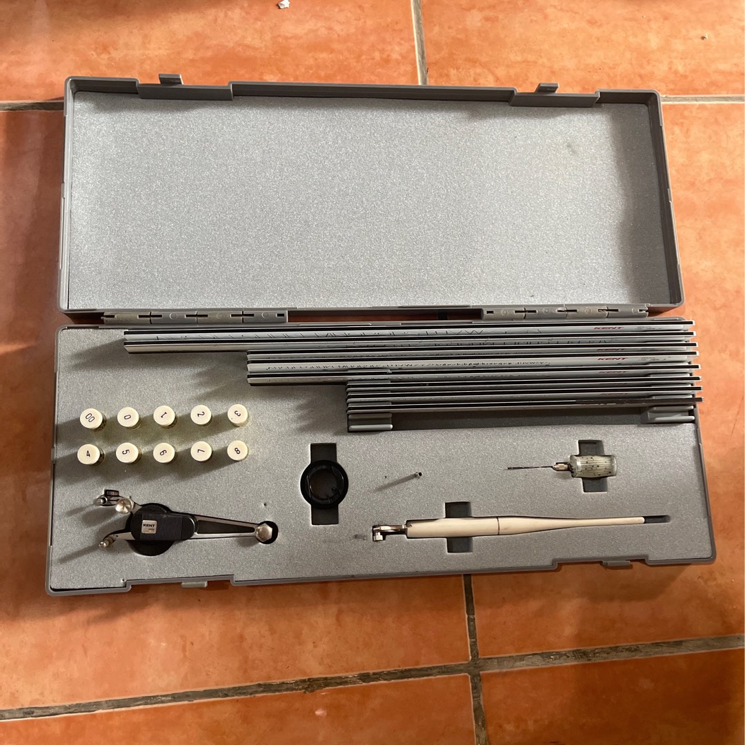 Professional lettering set kent ada 6 unit harga borong beda lagi ...