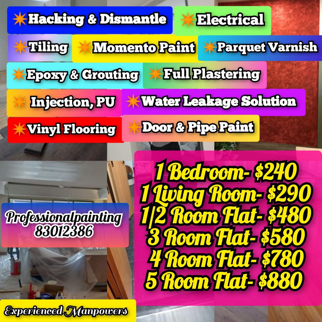 Professional Painting/ Cheap painting service/ Cheap painters/ Momento