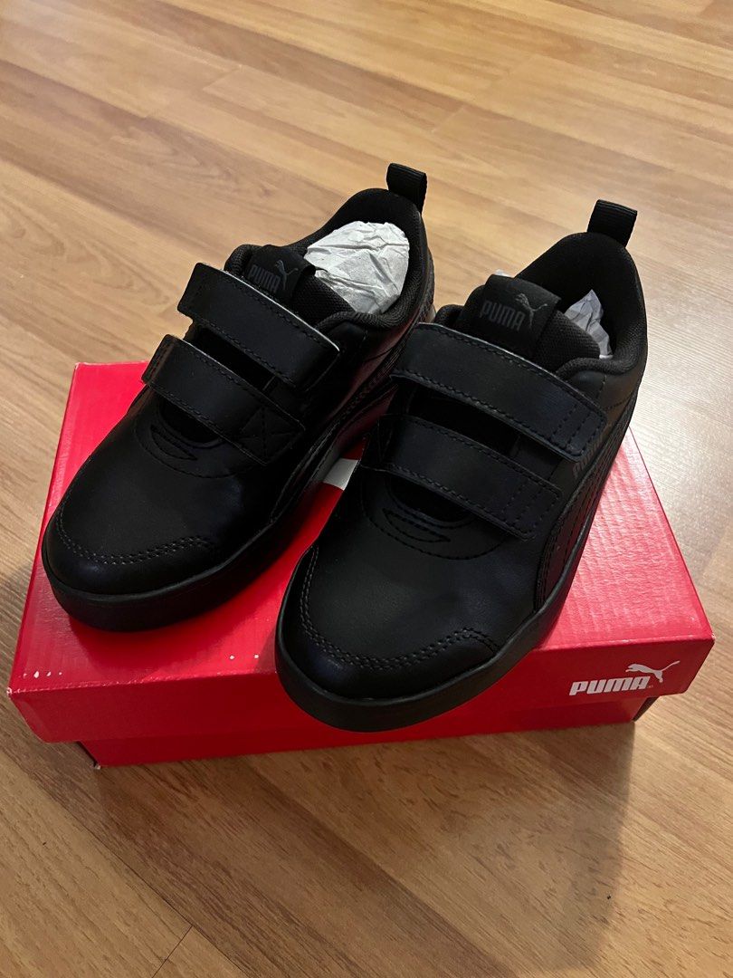 Children's puma shop velcro trainers
