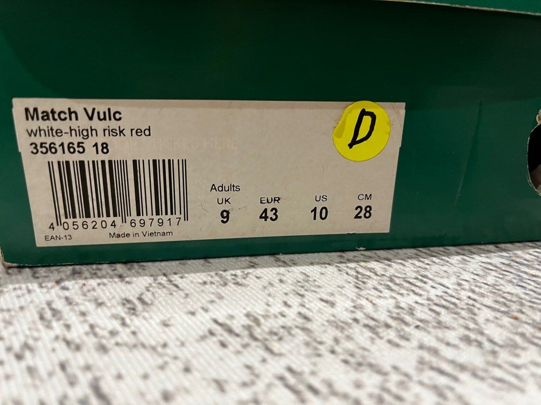 Puma match vulc red sale