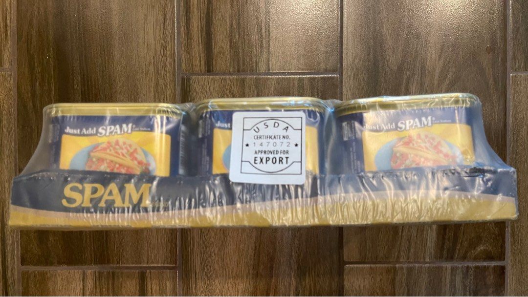 Purefoods corned beef spam luncheon meat food drinks packaged