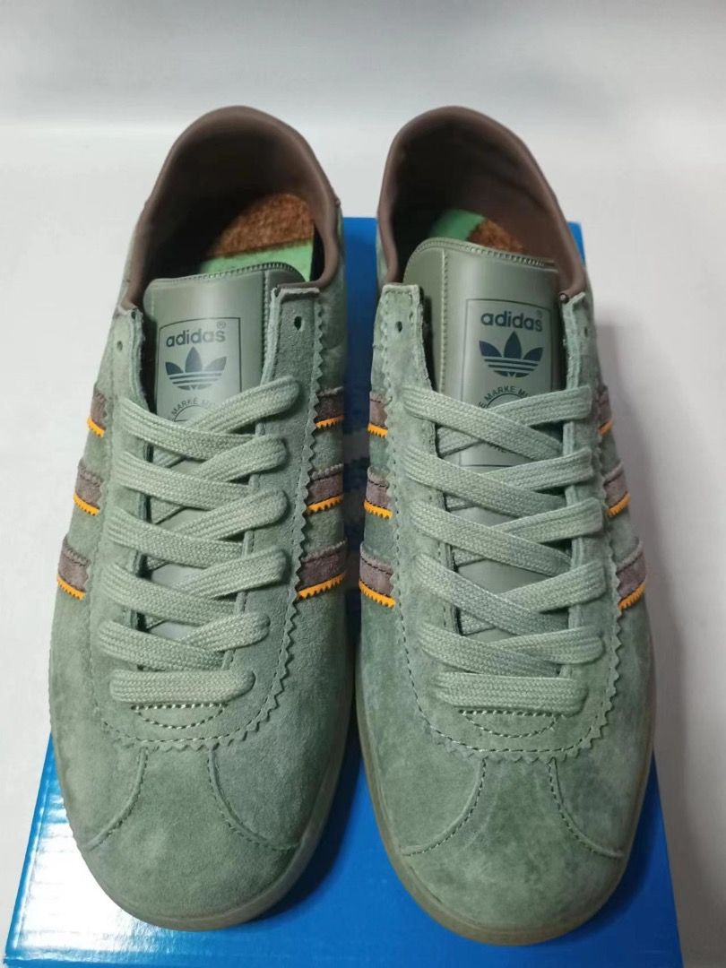 adidas gazelle silver green womens Vintage Adidas Malmo 2005 City Series Sneakers US 8.5 – dla dushy main image 1