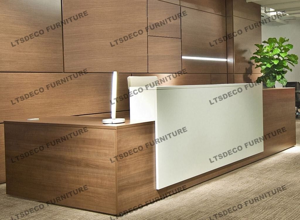 RECEPTION DESK FURNITURE AND PARTITION, Furniture & Home Living, Office ...