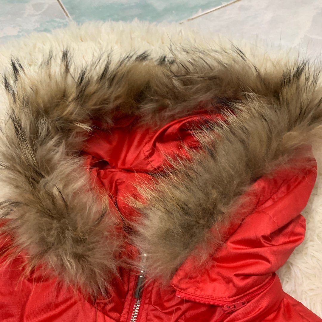 Winter vest discount with fur hood