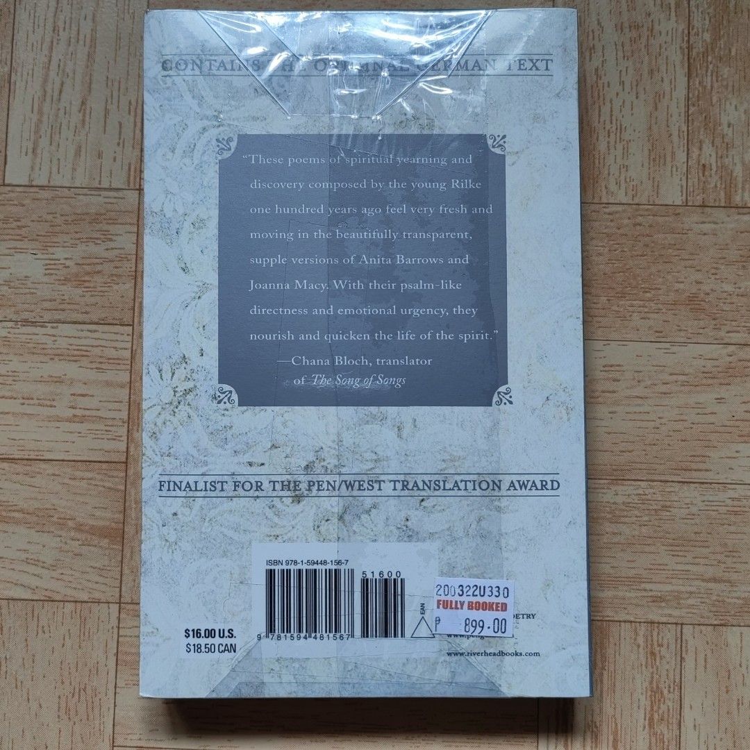 Rilke's Book of Hours by Reiner Maria Rilke, Hobbies & Toys, Books ...