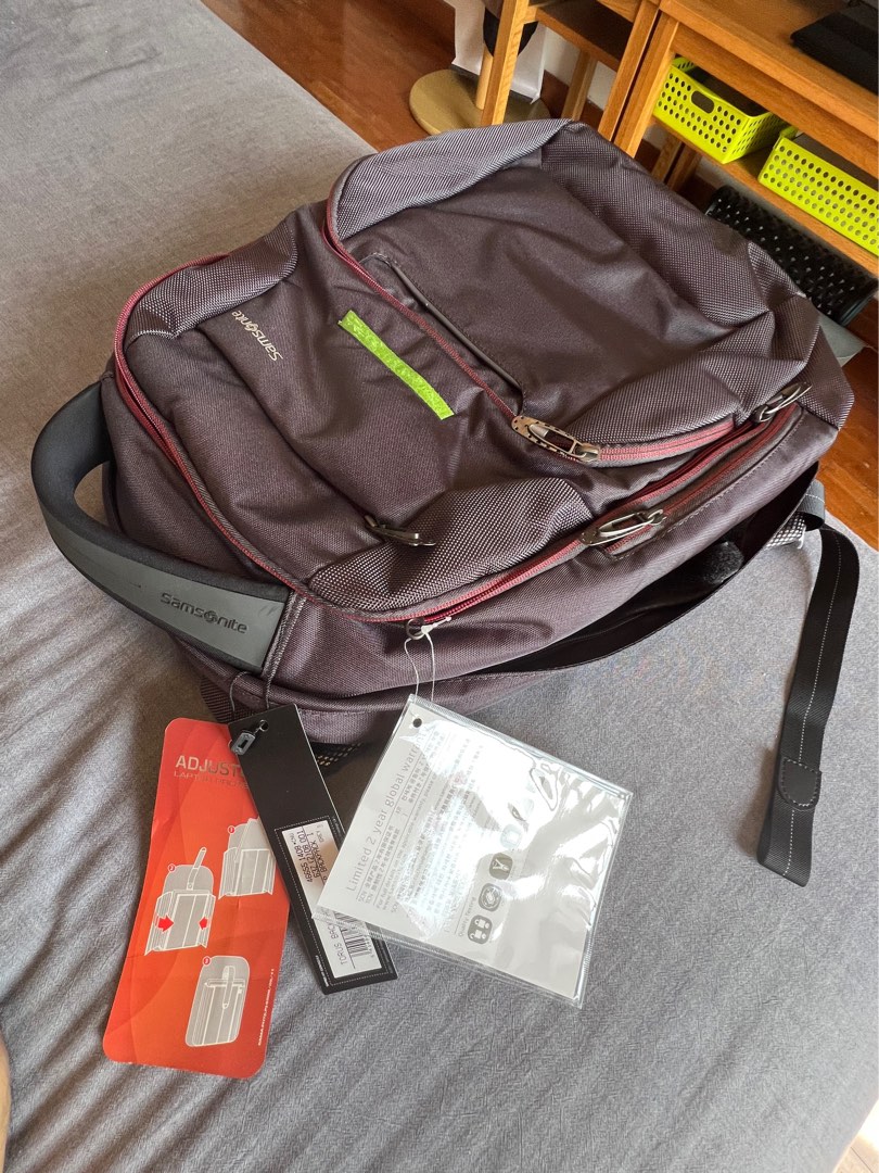 Samsonite Backpack new with tags, Men's Fashion, Bags, Backpacks on