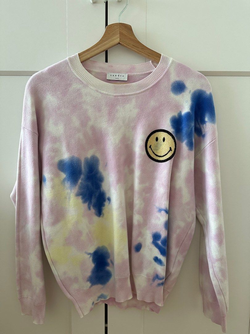 SANDRO Tie Dye Sweatshirt Carousell